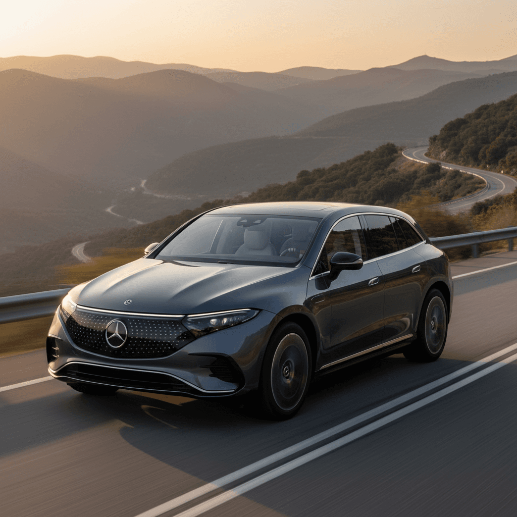 2025 Mercedes-Benz EQS SUV 450+ electric vehicle