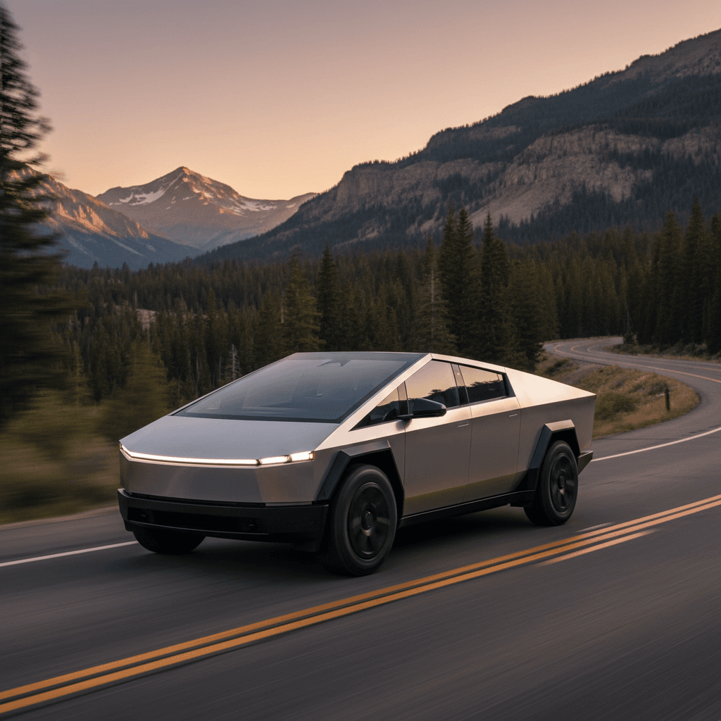2025 Tesla Cybertruck Tri Motor electric vehicle