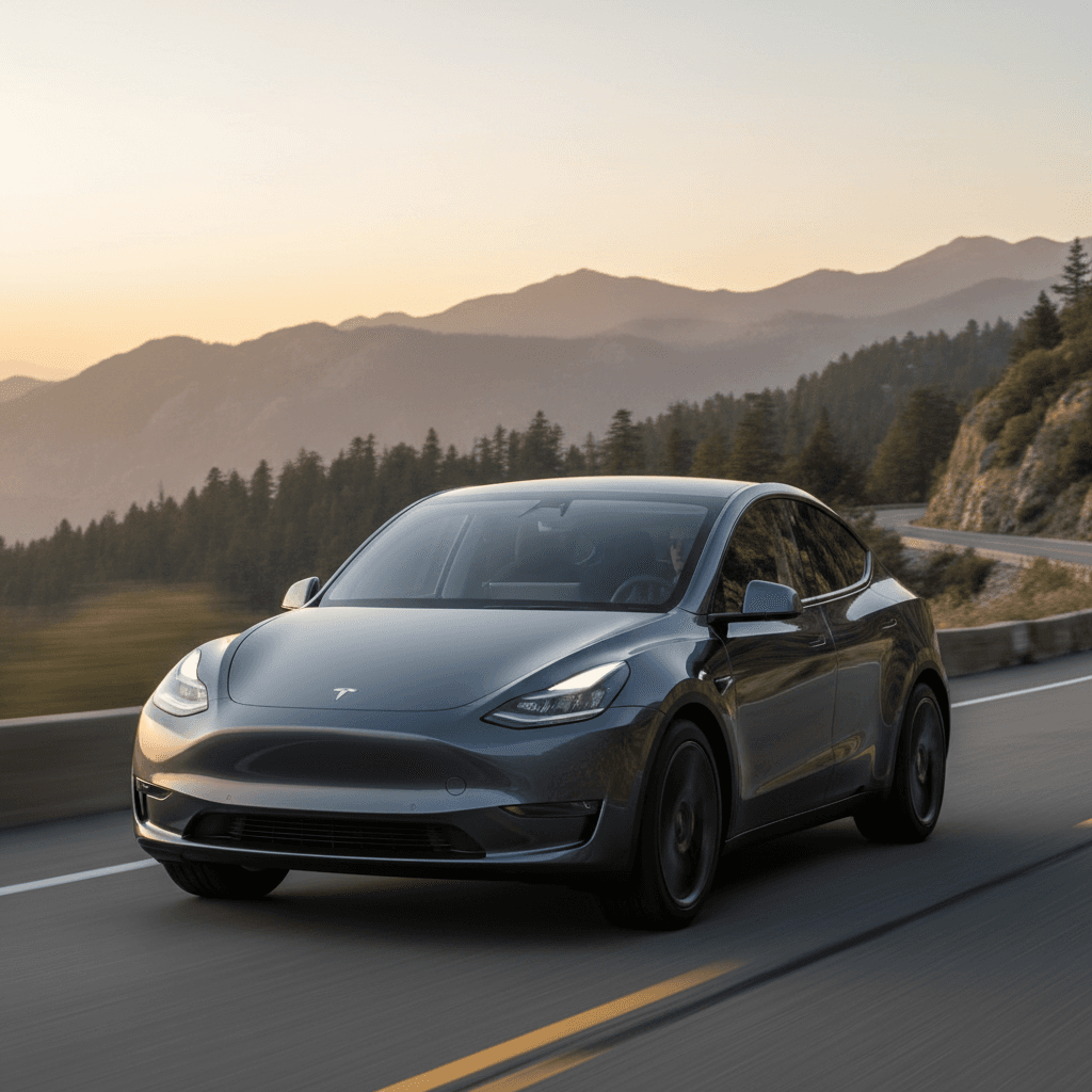 2025 Tesla Model Y Long Range electric vehicle